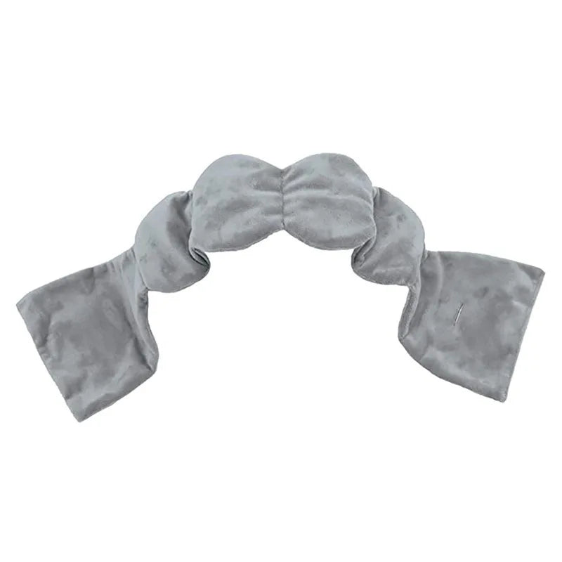 Weighted Eyemask for Deep Sleep 100% Blackout Strap-Free Design Calming Eye Cover for Side-Sleeping Comfortable for Eyes